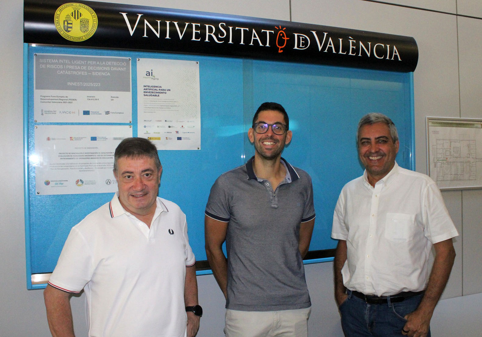 Javier Samper Zapater, David García Rodríguez i Juan José Martínez Durá.